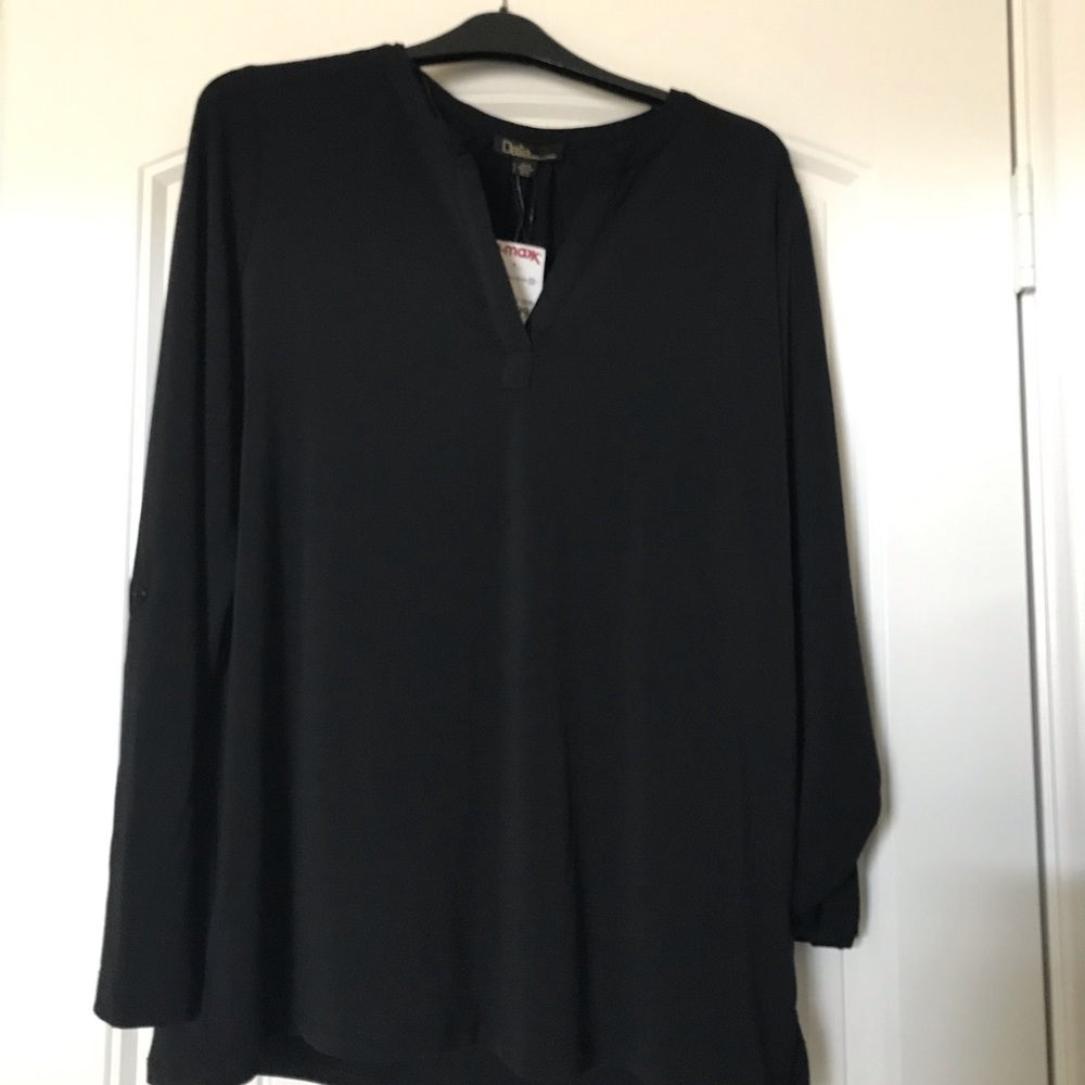 Black long shirt brand new with tags